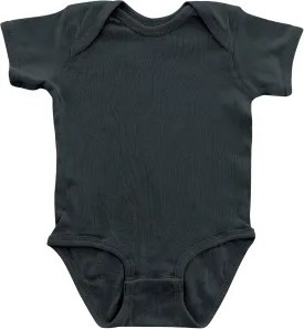 Apericots Newborn Unisex Baby Pure Cotton Soft Blank Plain Rib Infant Short Sleeve Onesie Bodysuit 1-Pack Sizes (0-18 Months)