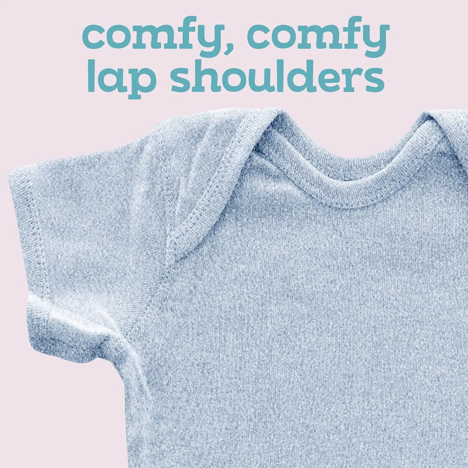 Apericots Newborn Unisex Baby Pure Cotton Soft Blank Plain Rib Infant Short Sleeve Onesie Bodysuit 1-Pack Sizes (0-18 Months)