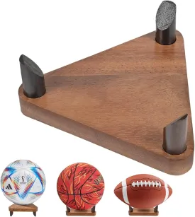 Ball Racks, Soccer Racks, Basketball Racks, Volleyball Souvenir Display racks, made of walnut wood