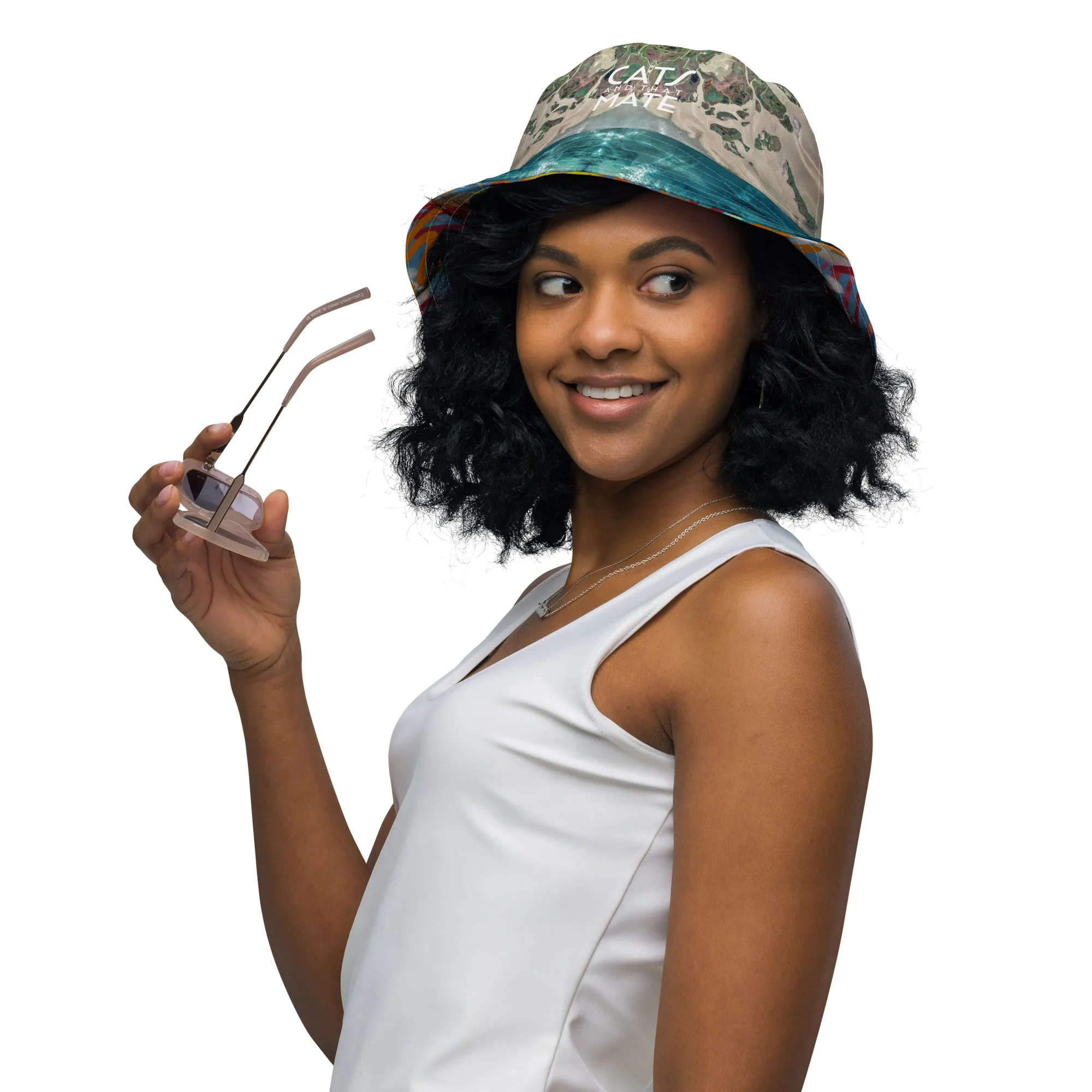 CatsAndThatMate15 "Med Adventure" Reversible bucket hat