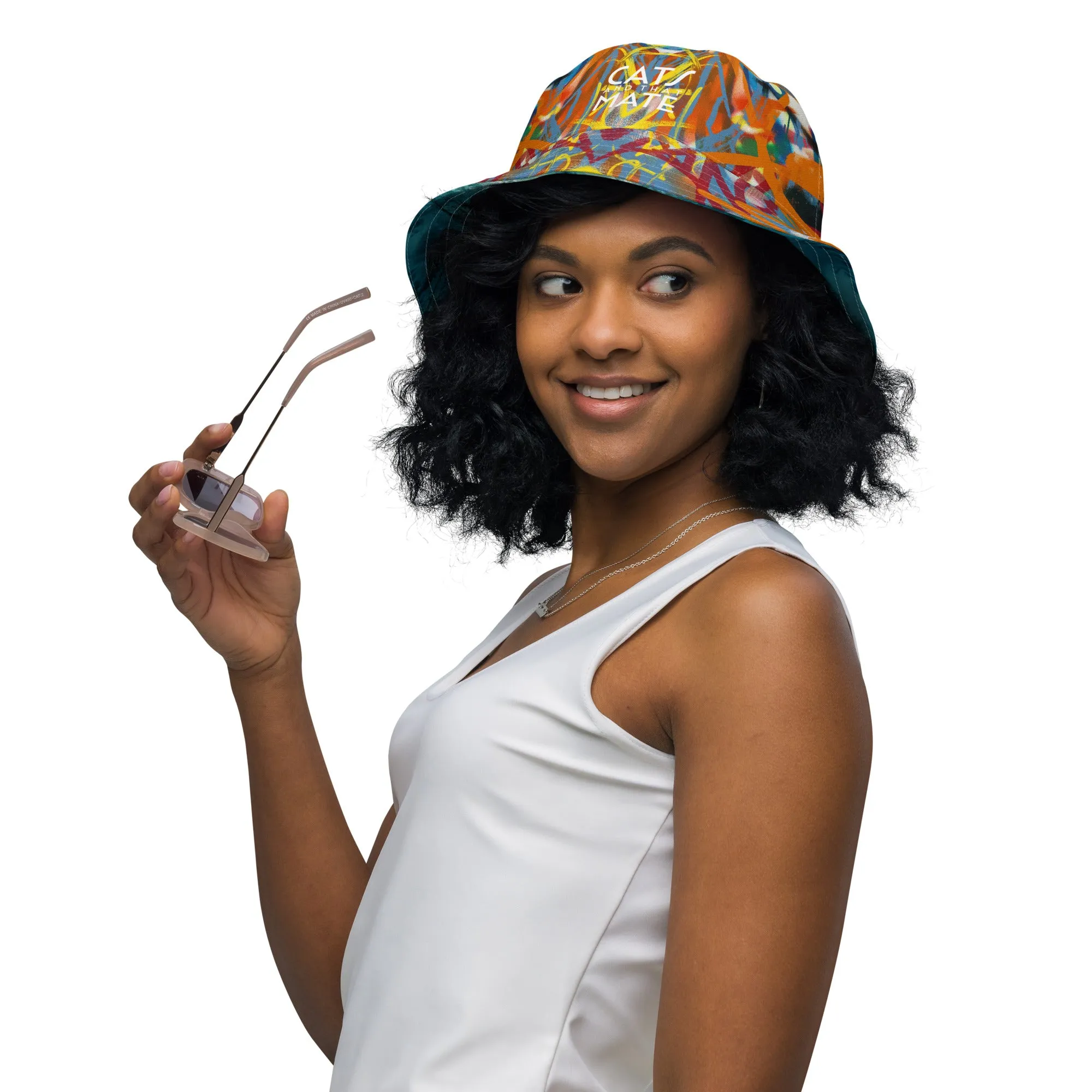 CatsAndThatMate15 "Med Adventure" Reversible bucket hat
