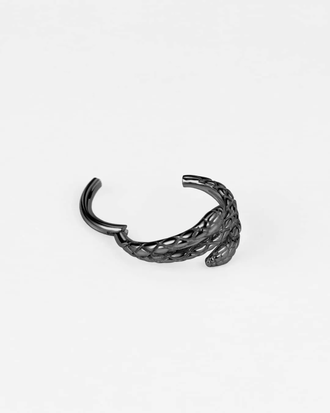 FANSING 316L Surgical Steel Snake Piercing Hoop for Conch Piercing