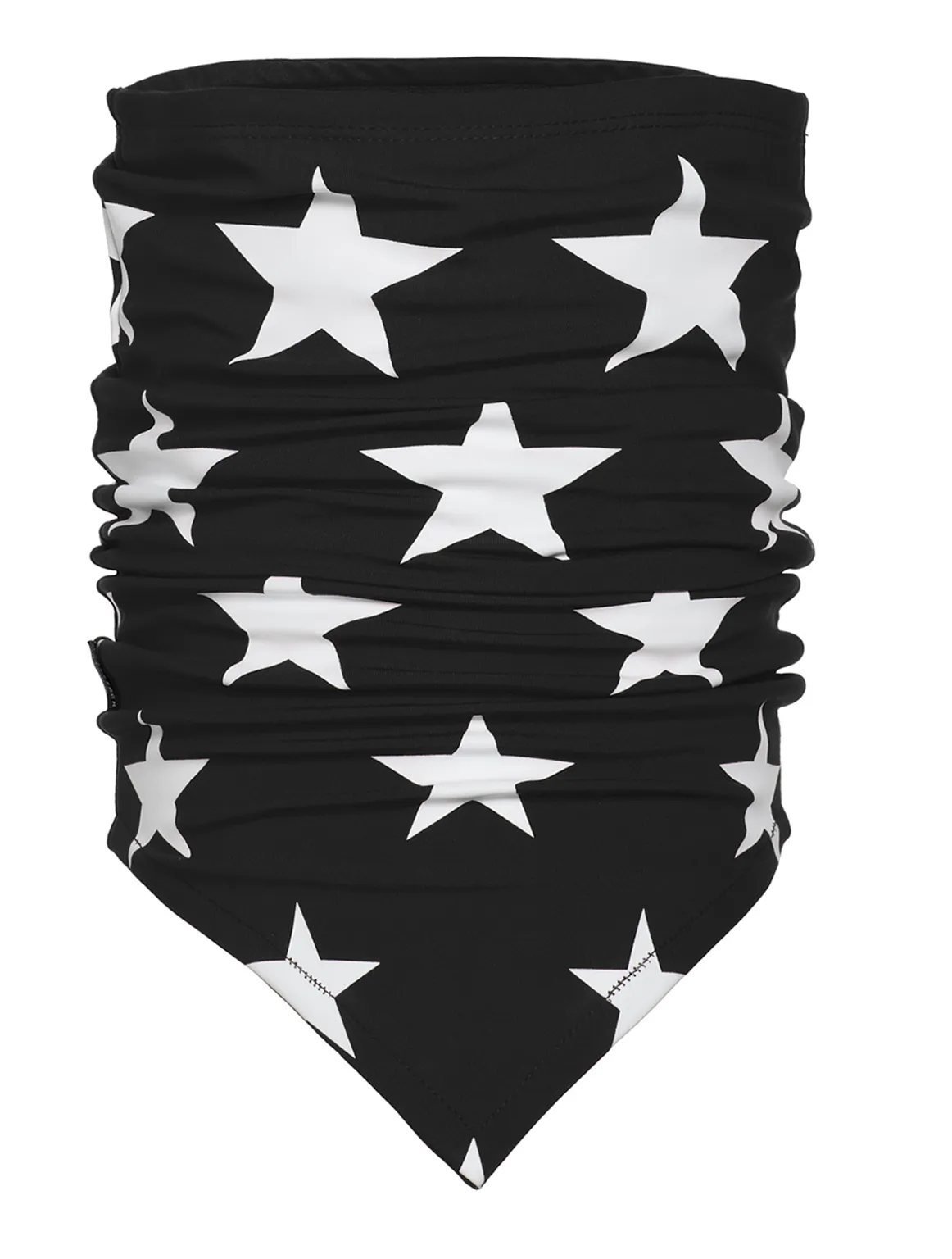 Goldbergh Starlight Scarf Neckwarmer in Black with White Stars
