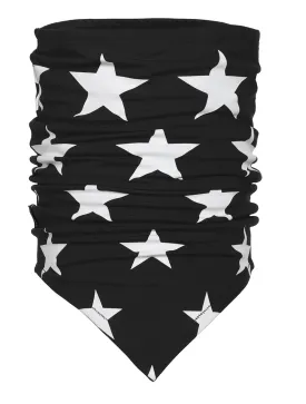 Goldbergh Starlight Scarf Neckwarmer in Black with White Stars