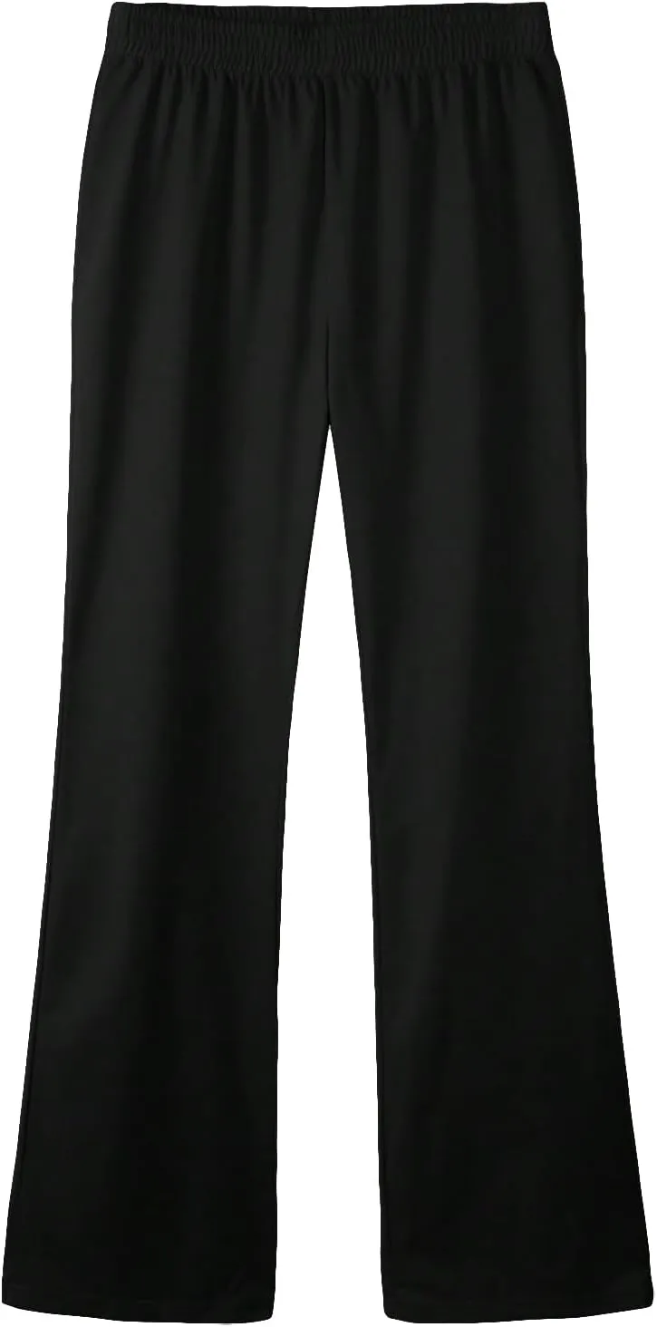 GORGLITTER Men's Letter Graphic Drawstring Waist Pants Stacked Flared Cool Sweatpants with Pockets