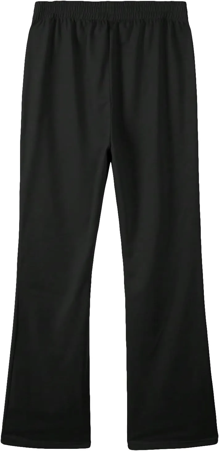 GORGLITTER Men's Letter Graphic Drawstring Waist Pants Stacked Flared Cool Sweatpants with Pockets