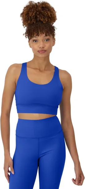 Hanes Sports Bra, Racerback Women, Stretch Pullover Crop Top with Cutout