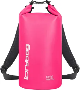 IDRYBAG Dry Bags for Kayaking Waterproof 2L/5L/10L/15L/20L, Small Dry Bag Waterproof Floating, Dry Sack Waterproof Bag for Paddleboarding Travel