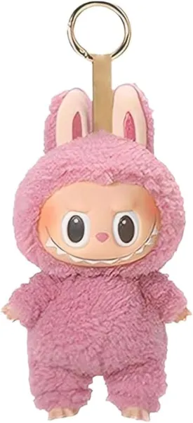 Keychain Accessory Decor, Plush Doll Pendant for Keys Collection, Keychain Decoration backpacks Bag Pendant (Purple)