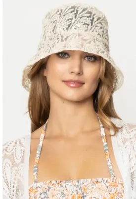 Lace Bucket Hat 310115