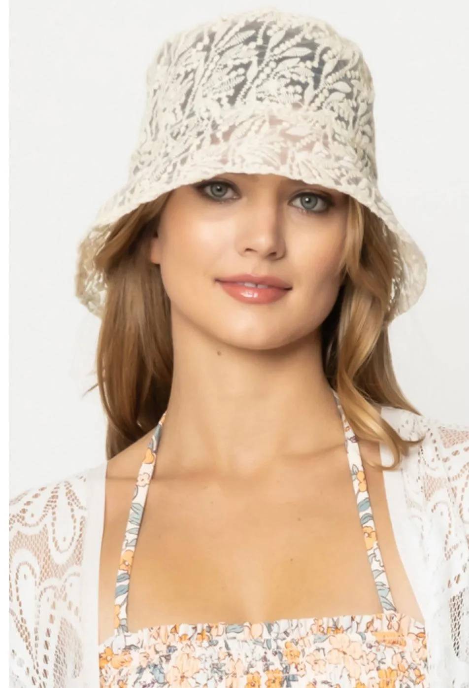 Lace Bucket Hat 310115