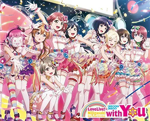 Love Live! Nijigasaki Gakuen School Idol Club First Live with You Blu-ray Memorial BOX (Full production limited) (Ticket holder A3 clear poster with leather bracelet (fake leather))
