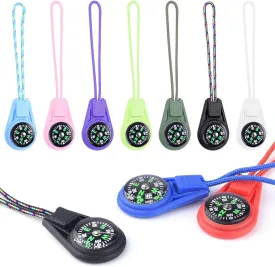 Mini Compass for Kids Compass KeychainButton Compass Bulk kitParacord Hiking Survival Small CompassesKids Scout Compass.