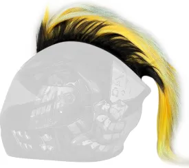 Mohawk Wig for Helmet Decoration, Reusable Hawk Design (Helmet Not Included)