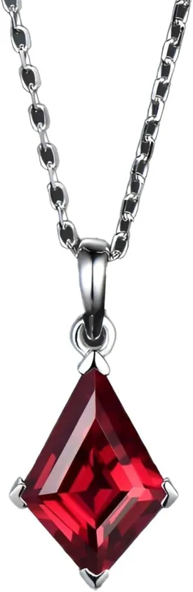 Natural Red Garnet Mens Pendant Mens Garnet Pendant 925 Sterling Silver Hammered Pendant Birthday Gift For Mens