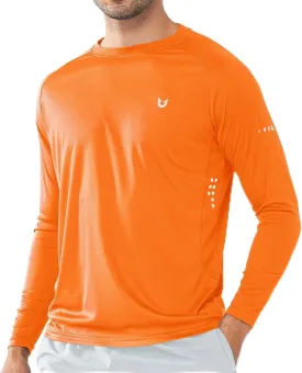 NORTHYARD Men's Sun Protection UPF 50  Shirts Long Sleeve Swim Rash Guard Shirt Workout Running Athletic Gym UV Fish Hiking