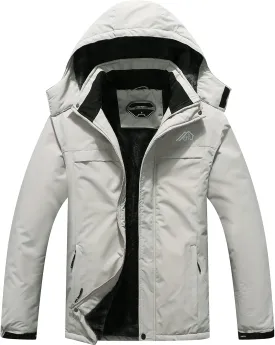 OTU Men's Waterproof Ski Jacket Snowboarding Windbreaker Warm Winter Hooded Mountain Snow Coat