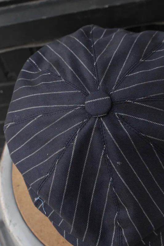 Peaky Hat -  Classic pinstripe - M, L, XL