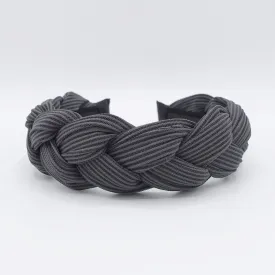 rib braided headband