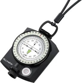 Survival Lightweight Metal Compass,120g Waterproof Navigation Tool for Hiking,Camping,and Travel Survival Compass with Floating Dial,Adjustable Diopter,Bubble Level,and Tripod Screw Hole