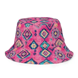 Turkish Kilim Reversible Bucket Hat