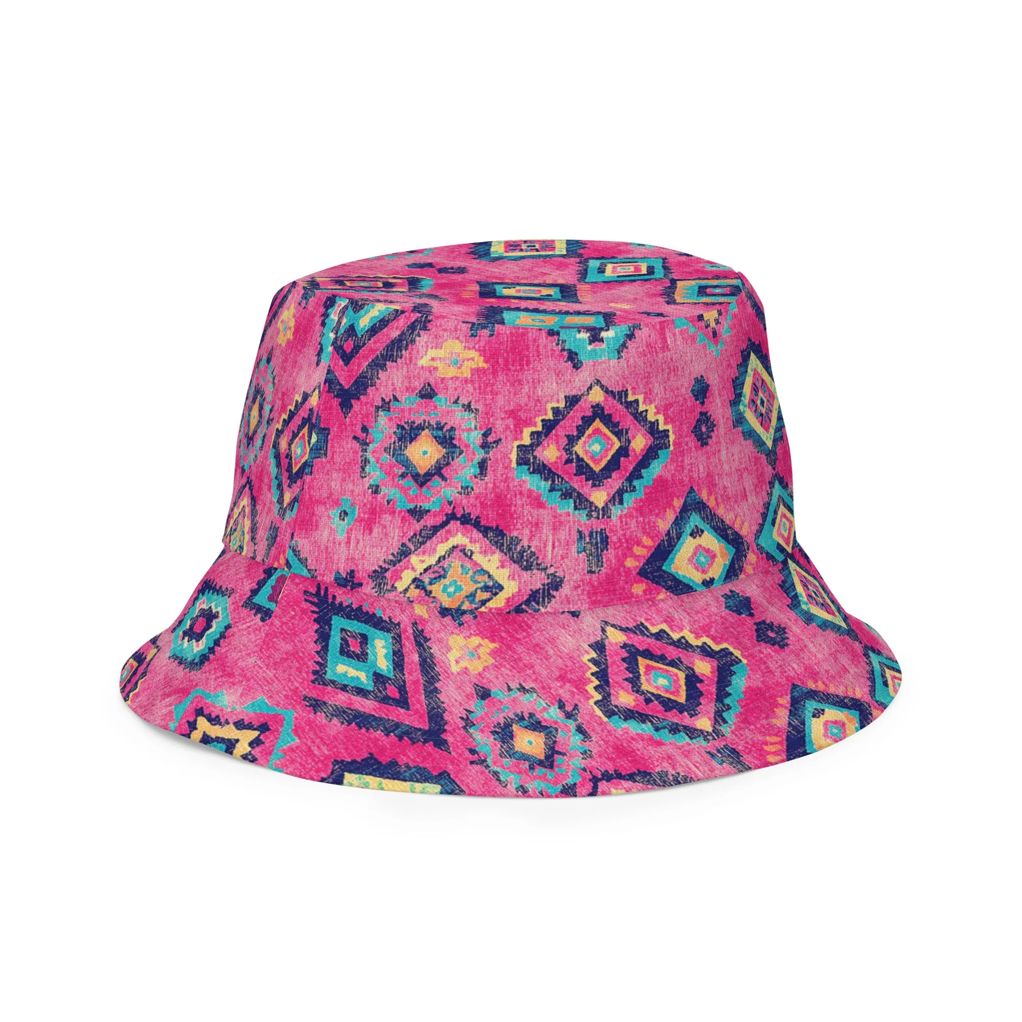Turkish Kilim Reversible Bucket Hat