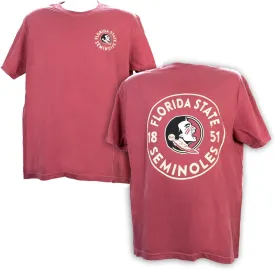 Vintage 2 Sided Logo Comfort Colors Short Sleeve Tshirt 100% Cotton