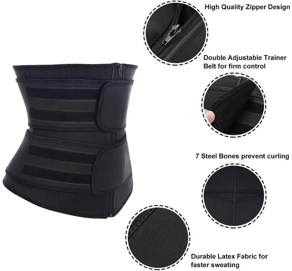 Waist Trainer Wrap Plus Size Seamless Sports Workout Corset Tops For Women Fashion