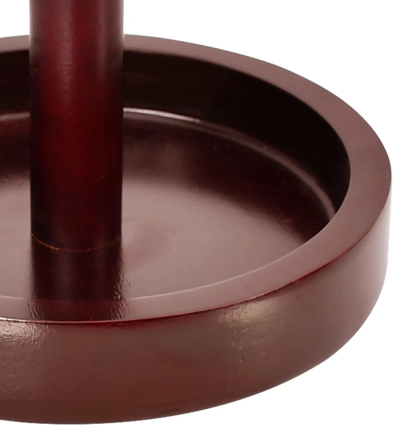 Wood Cone Talc Bowl Cone Chalk Holder for Pool/Billiards Table