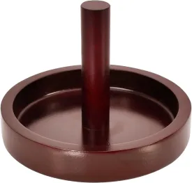 Wood Cone Talc Bowl Cone Chalk Holder for Pool/Billiards Table